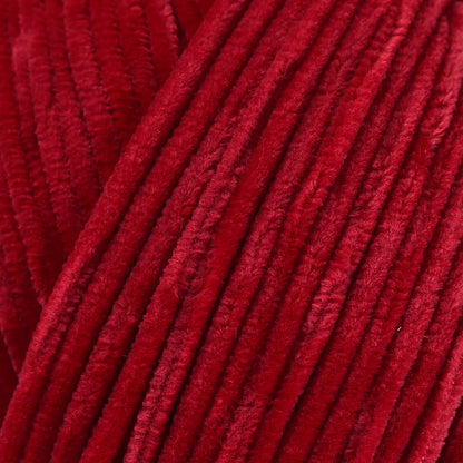 La Mia Elegance Kadife Kırmızı El Örgü İpi - L927