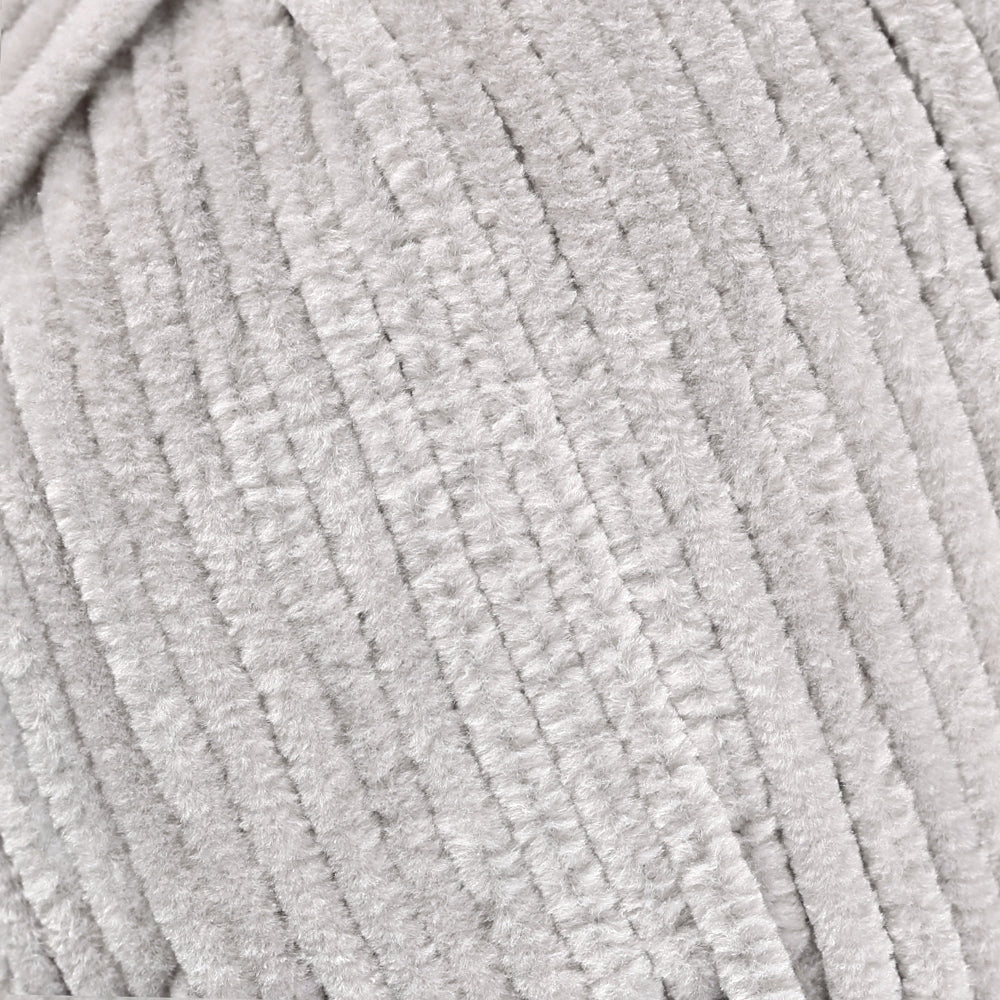 La Mia Elegance Kadife Gri El Örgü İpi - L942