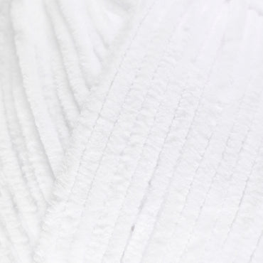 La Mia Elegance Kadife Beyaz El Örgü İpi - L901