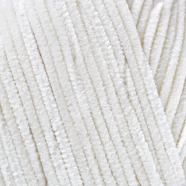 La Mia Elegance İnce Kadife El Örgü İpi Ekru - L943