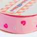 Sticker Ribbon Pembe Beb İğne Baskılı Yapışkan Kurdele - SR-1684-V1