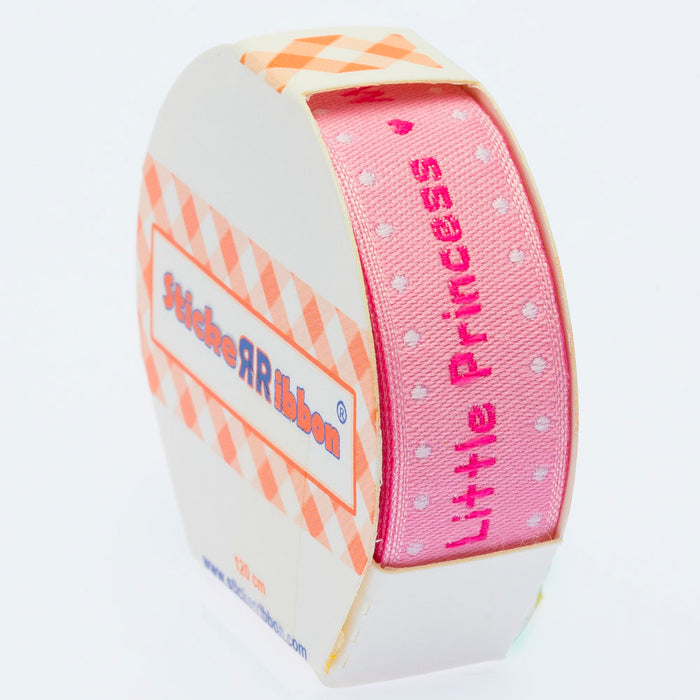 Sticker Ribbon Pembe Bebe Baskılı Yapışkan Kurdele - SR-1688