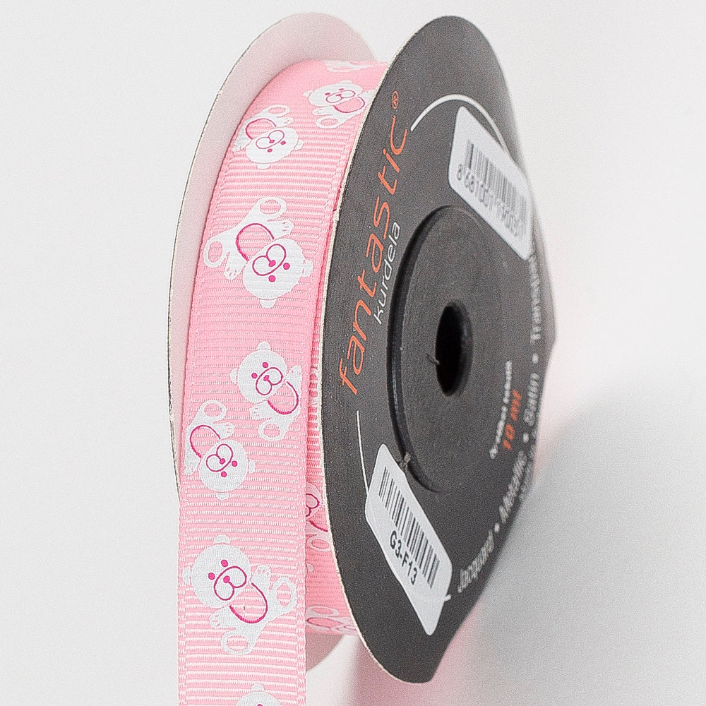 Fantastic Pembe Bebe Ayıcık Baskılı Kurdele - 16681