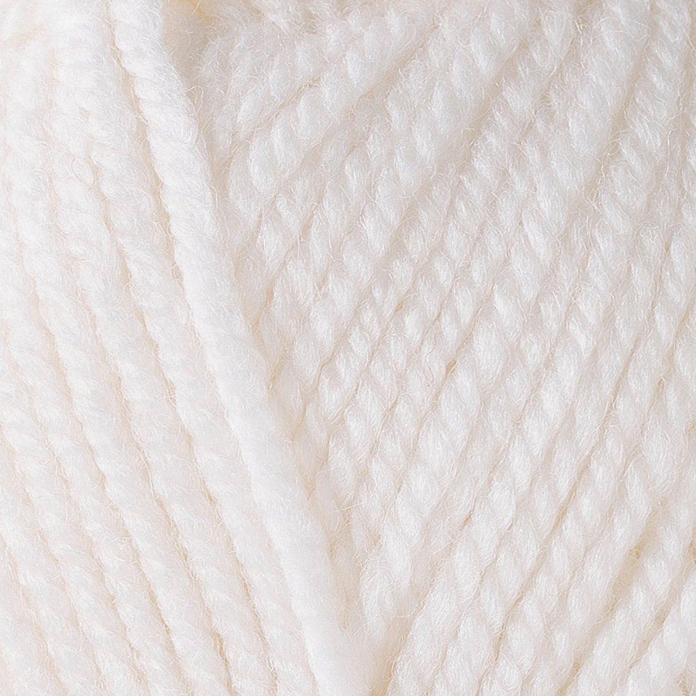 Yarnart Shetland Chunky Beyaz El Örgü İpi - 601