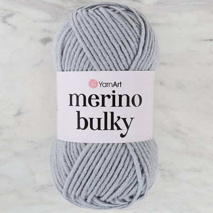 Yarnart  Merino Bulky Gri El Örgü İpi - 3072