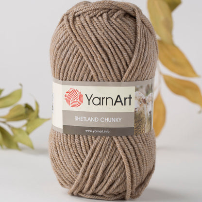 Yarnart Shetland Chunky Bej El Örgü İpi - 605
