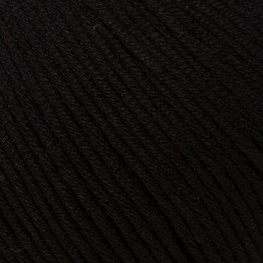 La Mia Mercerized Cotton Siyah El Örgü İpi - 1
