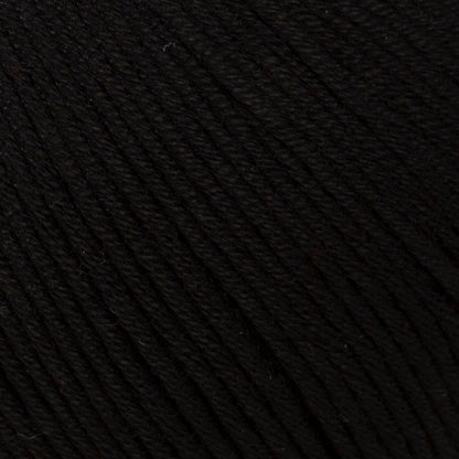 La Mia Mercerized Cotton Siyah El Örgü İpi - 1