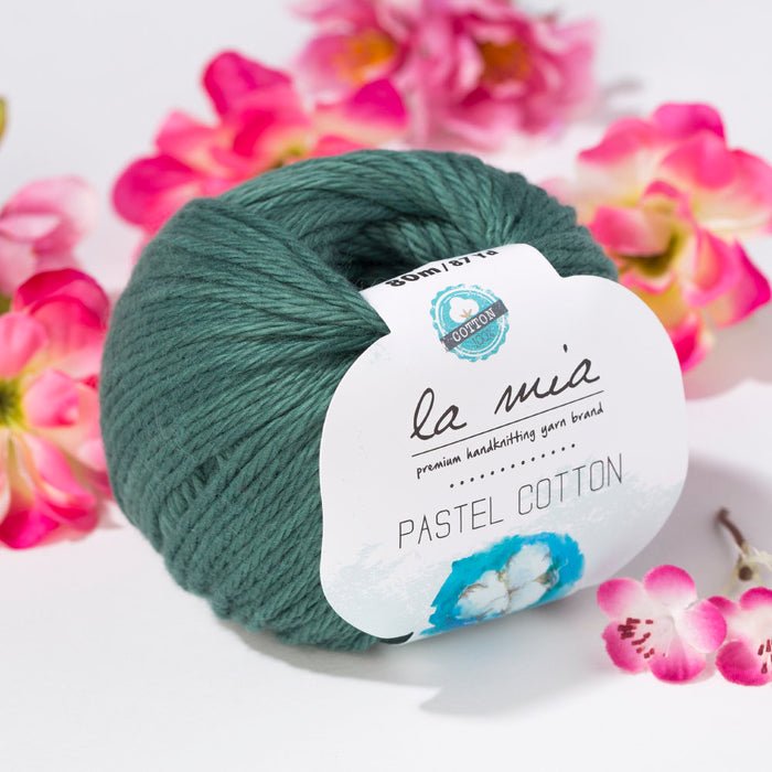 La Mia Pastel Cotton Yeşil El Örgü İpi - L055