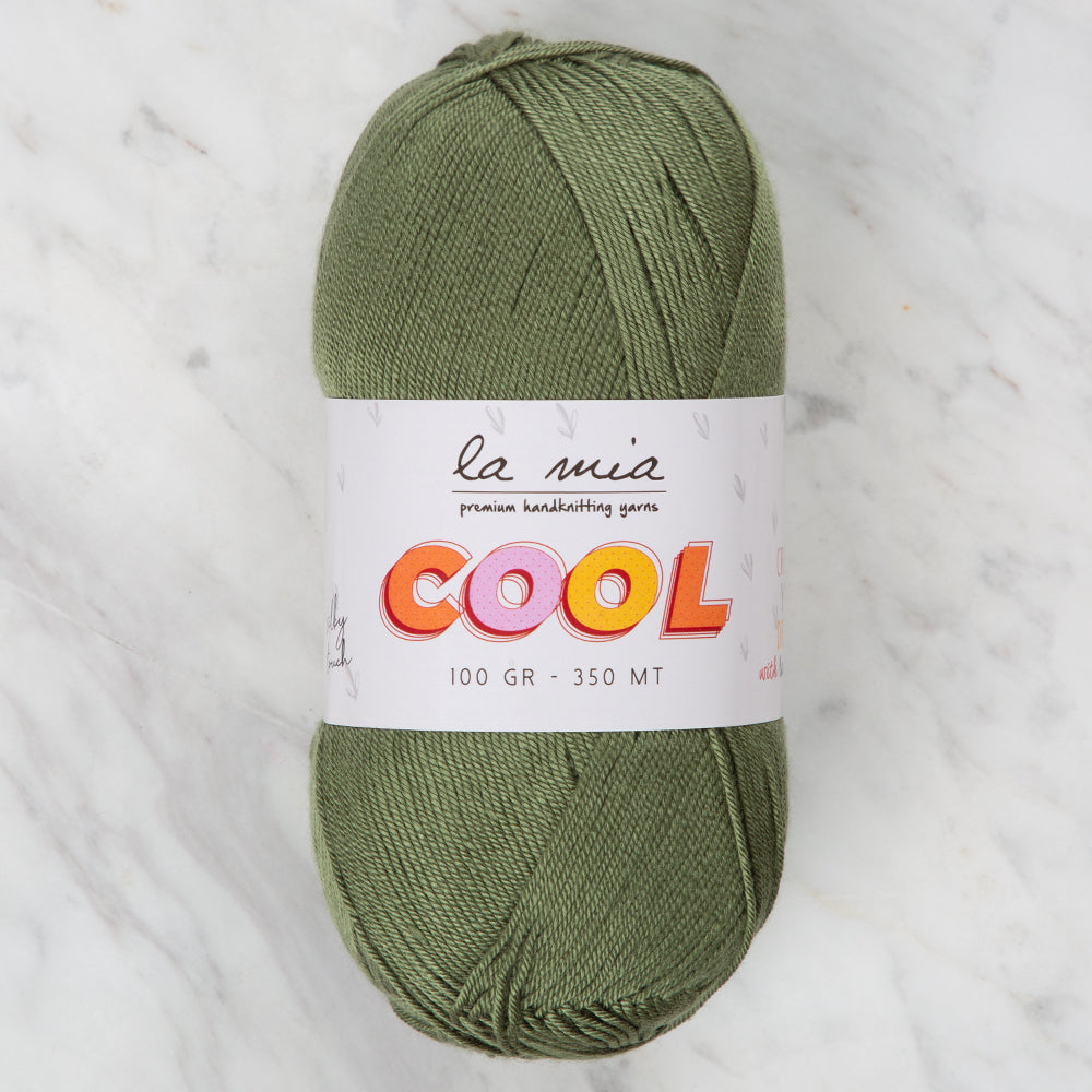 La Mia Cool Haki El Örgü İpi - L024
