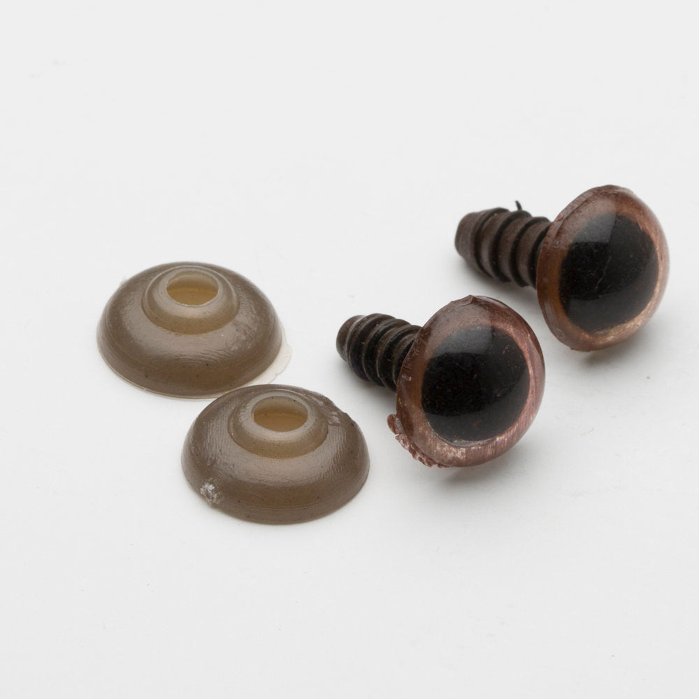 Loren 10 Mm Koyu Kahve 2 Adet Amigurumi Göz