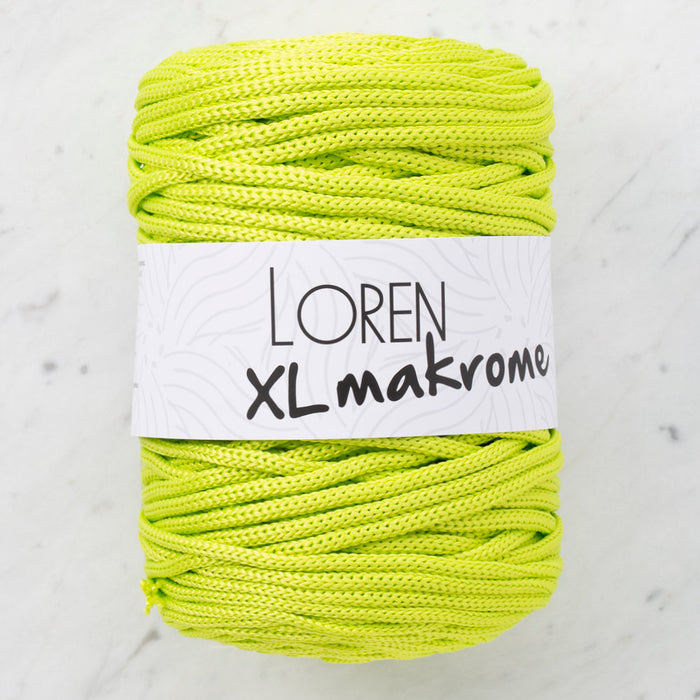 Loren XL Makrome Fıstık Yeşil El Örgü İpi - R042