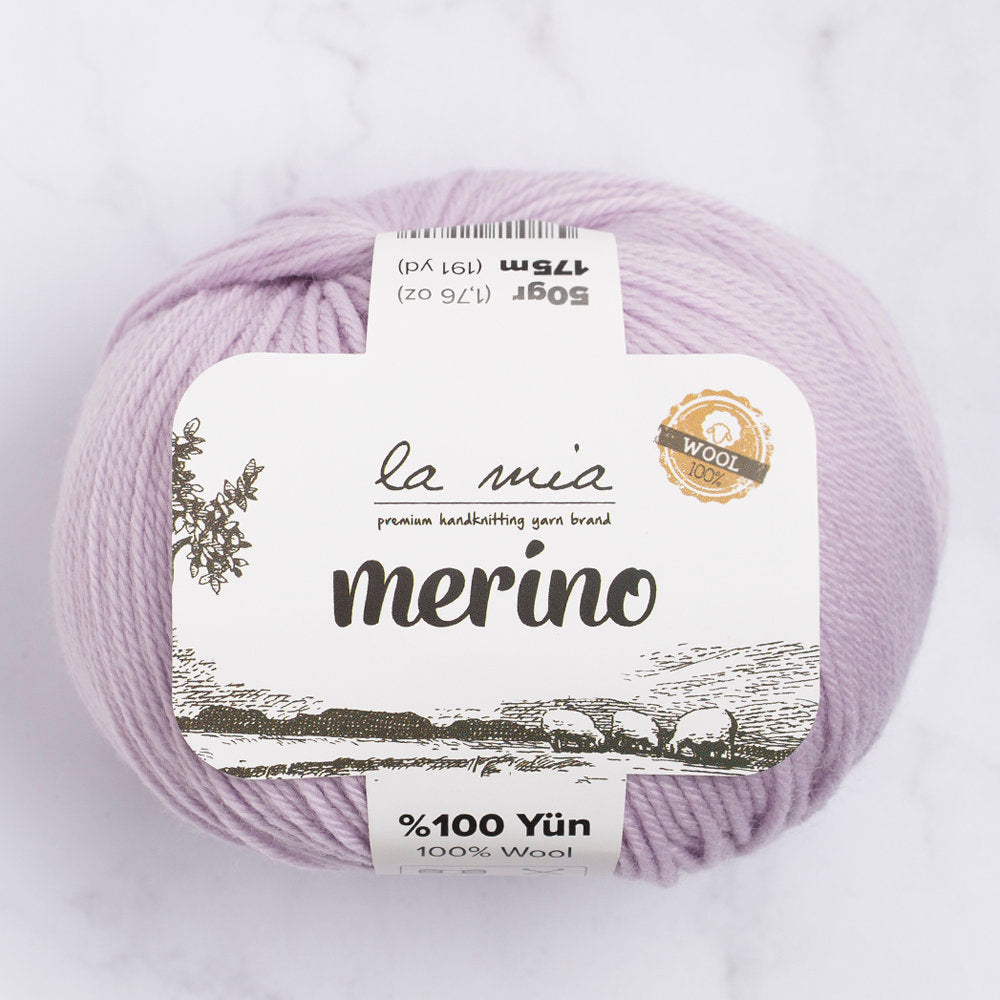 La Mia Merino Lila El Örgü İpi - L140