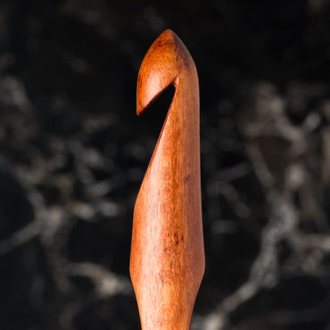 La Mia Rosewood 10 mm 15.5 cm Ahşap Yün Tığ