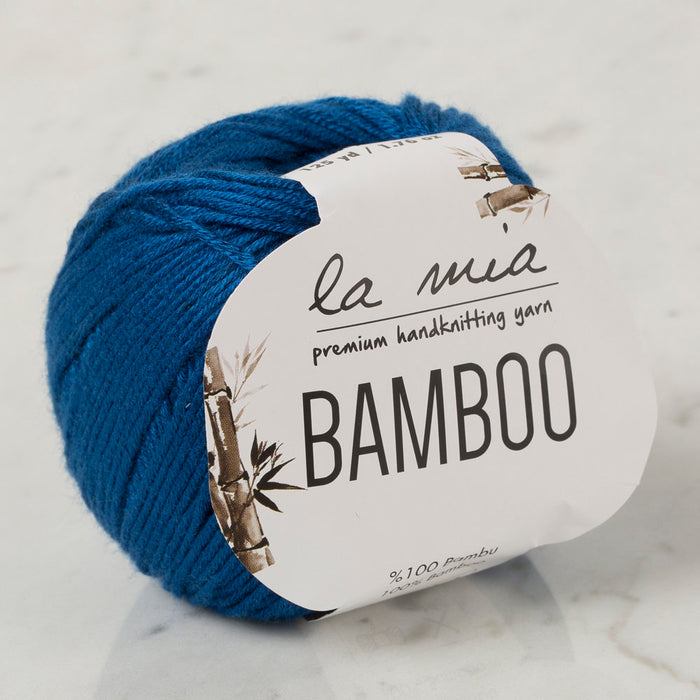 La Mia Bamboo Lacivert El Örgü İpi - L196