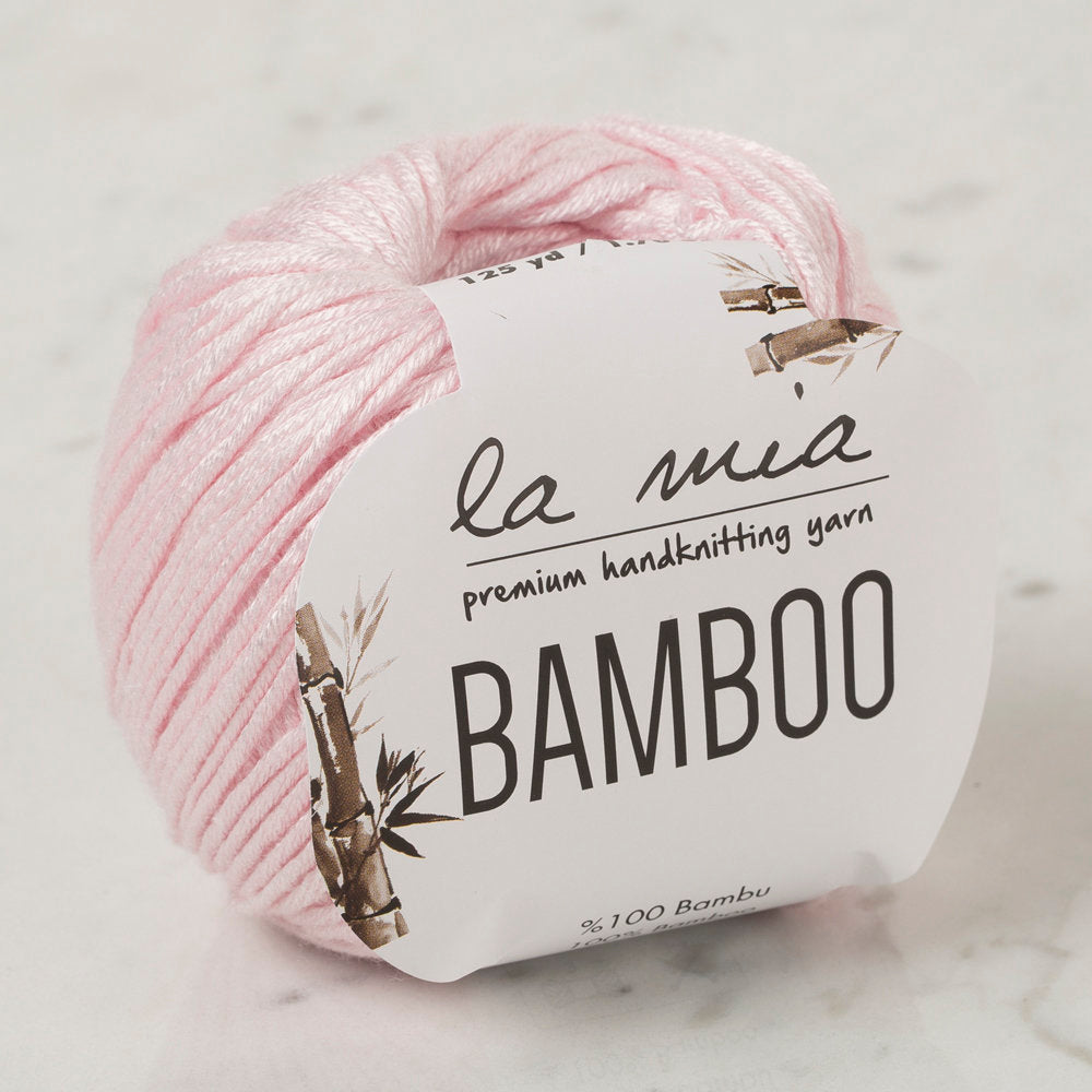 La Mia Bamboo Pembe El Örgü İpi - L057