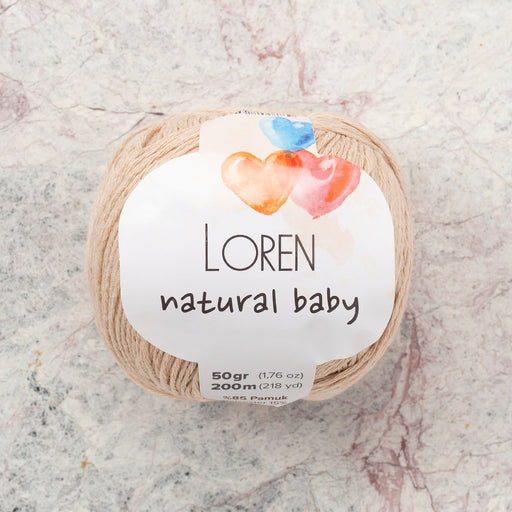 Loren Natural Baby Ten Rengi El Örgü İpi - R084