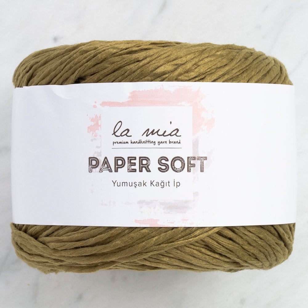 La Mia Paper Soft Küf Yeşili Yumuşak Kağıt İp - L210