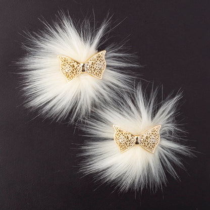 Loren Crafts Patik Süsü 1 Çift - Beyaz