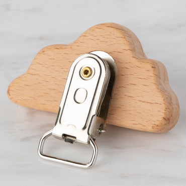 Loren Bulut Ahşap Emzik Zinciri Klipsi