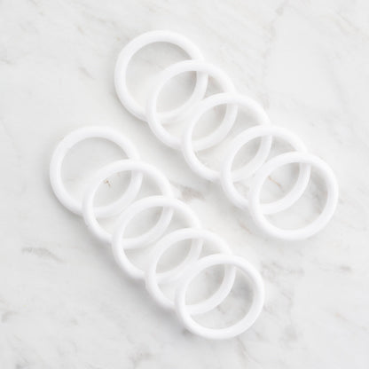 Loren 2.5 cm 10'lu Beyaz Lif Halkası