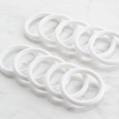 Loren 2.5 cm 10'lu Beyaz Lif Halkası
