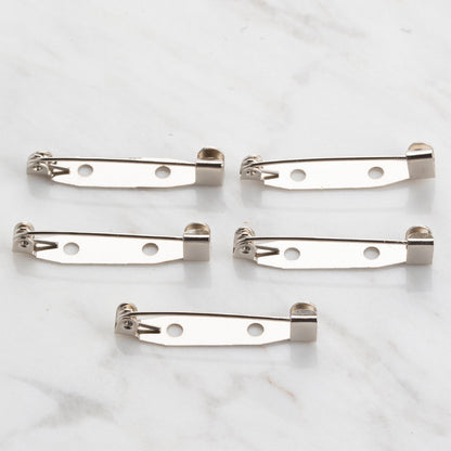 Loren 10 Adet 3 cm Gümüş Rengi Broş İğnesi