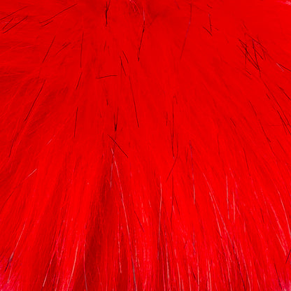 Loren Kırmızı Tüylü Ponpon