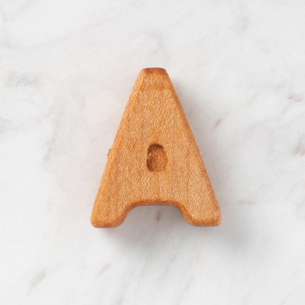 Loren Crafts Organik Ahşap Harf - A