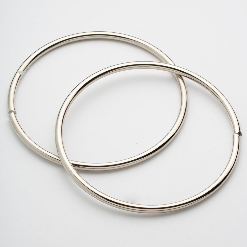 Loren Gümüş Renkli 2 Adet 13,5 cm Çanta Sapı