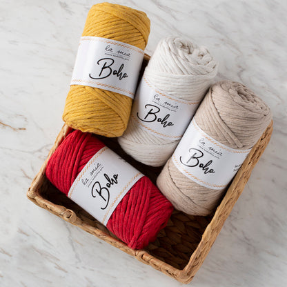 La Mia Boho Sarı Büküm Makrome İpi - L003