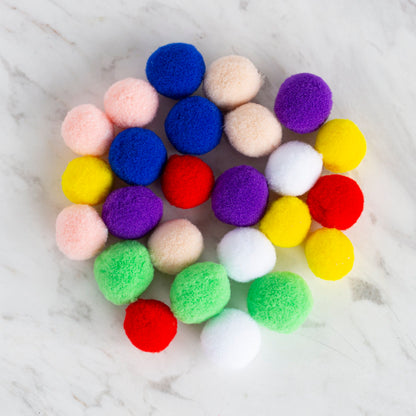 Loren 24'lü Karışık Renk Peluş Ponpon