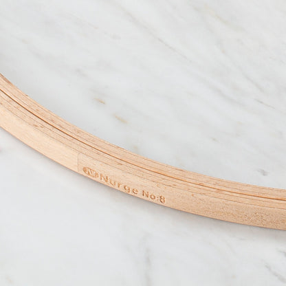 Nurge 8 mm Düz Vidasız Ağaç Nakış Kasnak - No.8