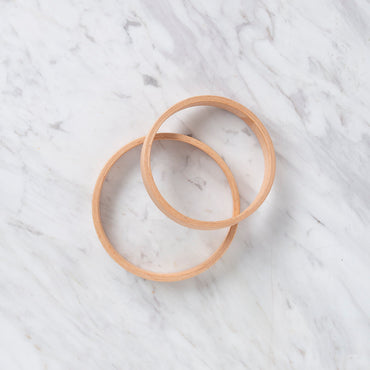 Nurge 16 mm Düz Vidasız Ağaç Nakış Kasnak - No.1