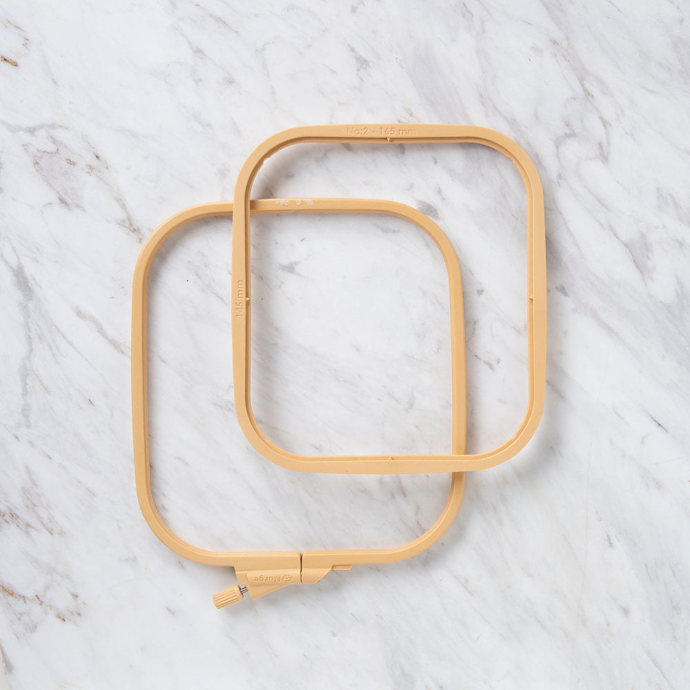 Nurge Plastik Kare Vidalı Kasnak No.2 