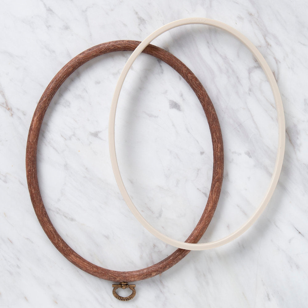 Nurge Plastik Pano Oval Kasnak No.4 