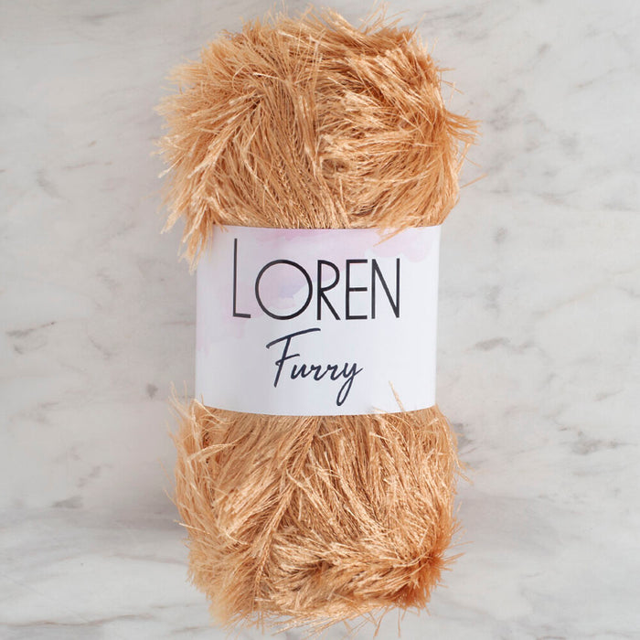 Loren Furry Bej  El Örgü İpi - RF0054