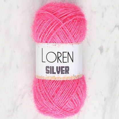 Loren Silver Koyu Pembe El Örgü İpi - RS0016
