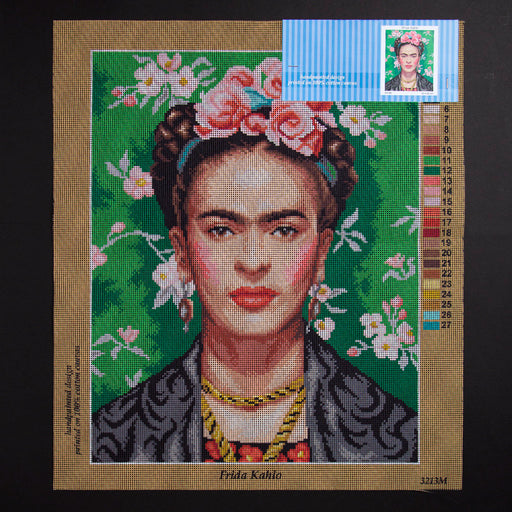 ORCHİDEA 40 x 50 cm Frida Kahlo Baskılı Goblen 3213M