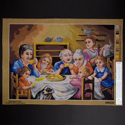 ORCHİDEA 50 x 70 cm Sevimli Aile Baskılı Goblen 80002R
