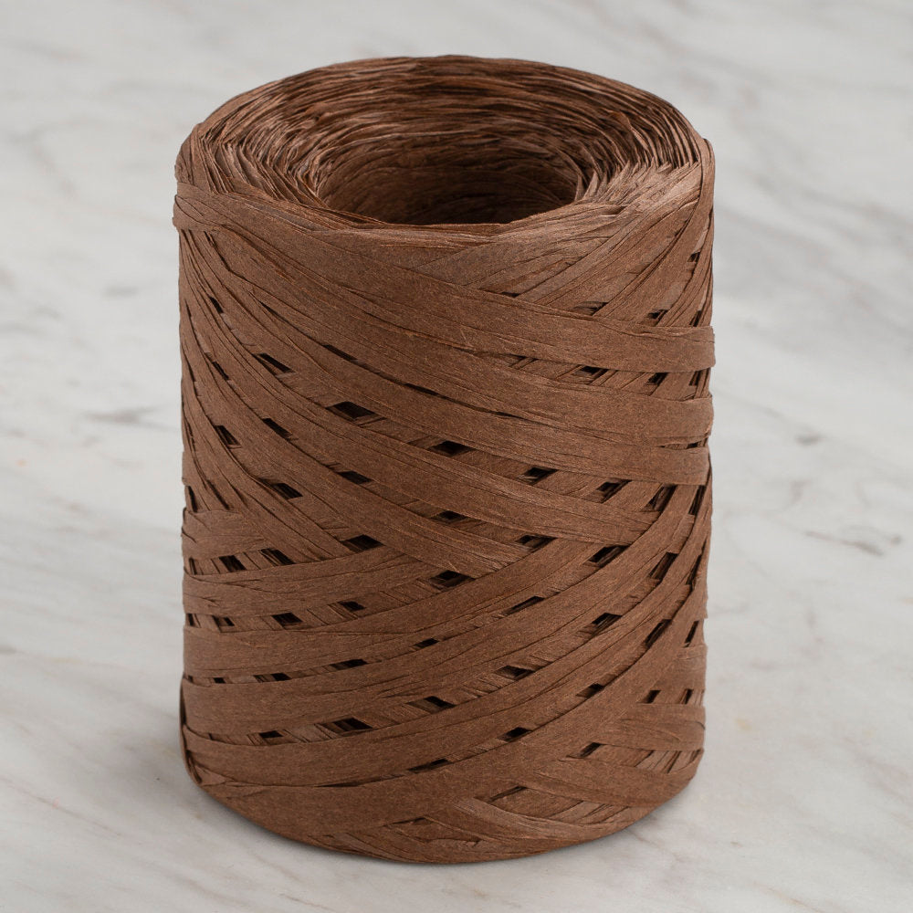 Loren Natural Raffia 90 gr Kahverengi Kağıt İp - 77