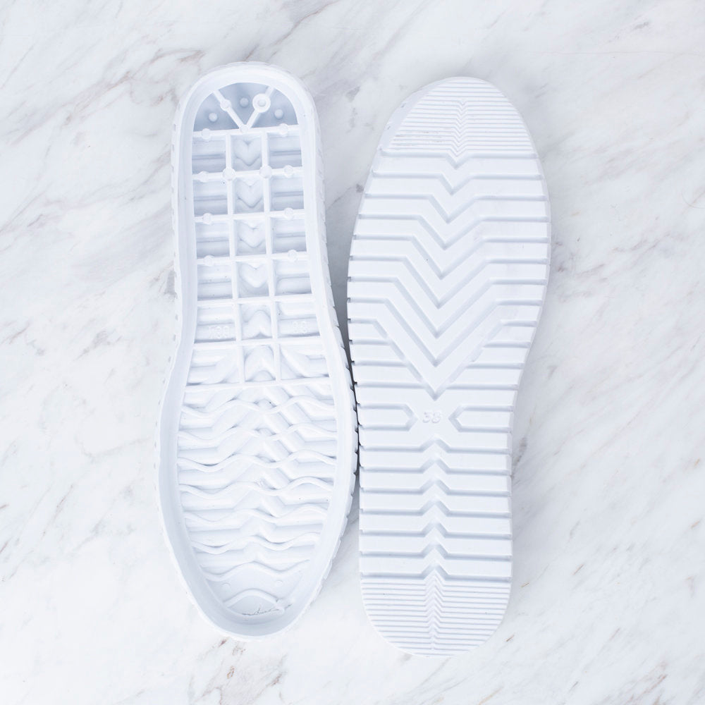 Loren Espadril / Ayakkabı Tabanı Plastik 38 Numara Beyaz