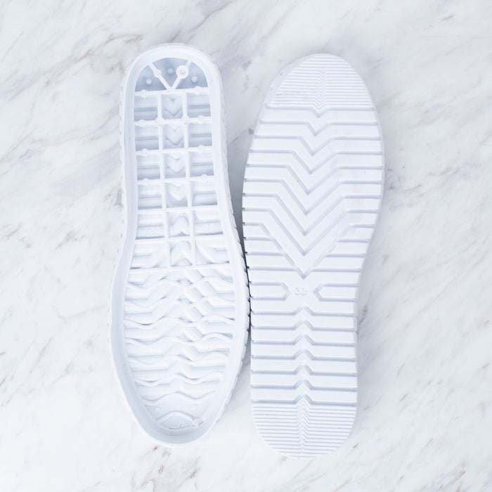 Loren Espadril / Ayakkabı Tabanı Plastik 38 Numara Beyaz