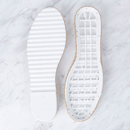Loren Hasır Espadril / Ayakkabı Tabanı 40 Numara Beyaz