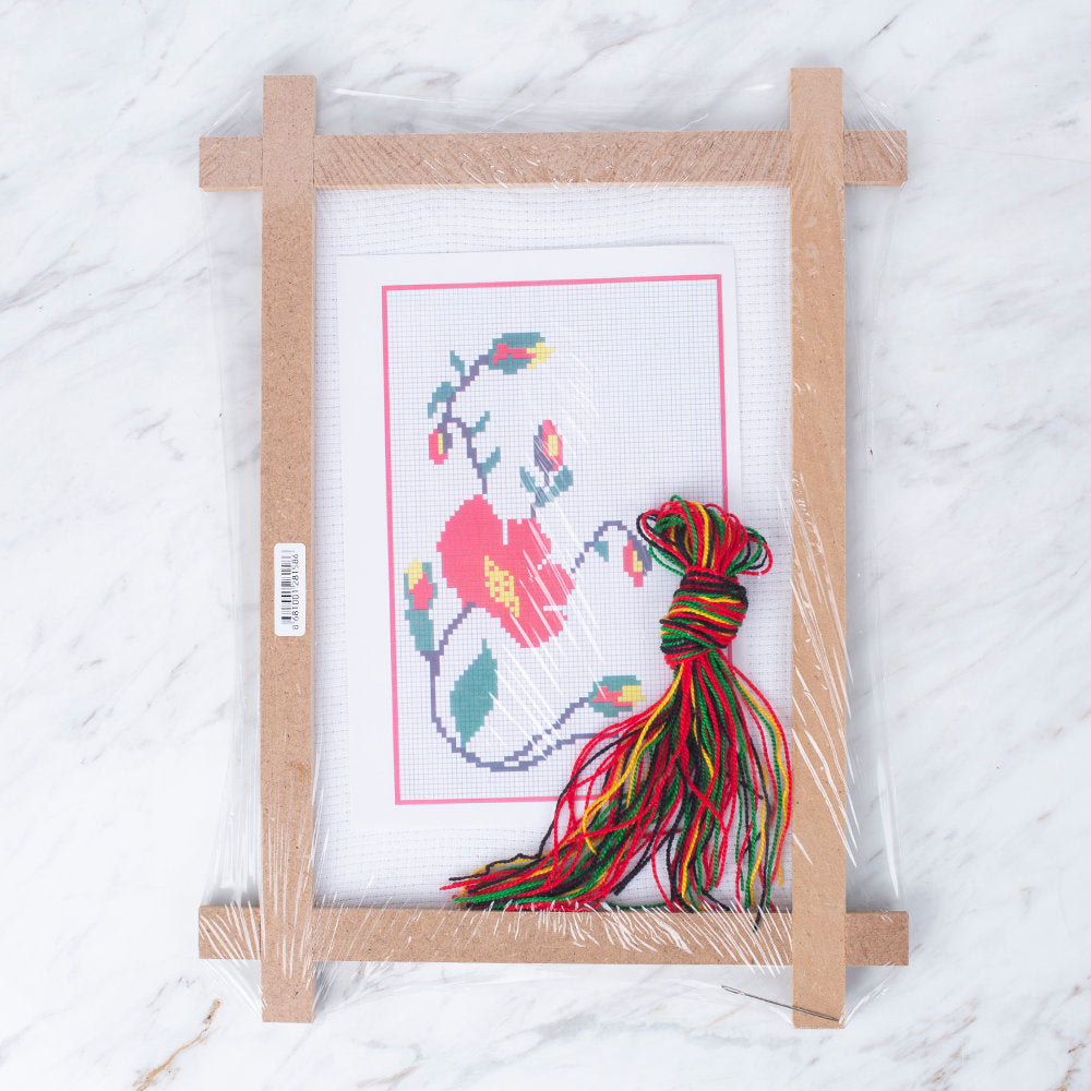 Loren Etamin İşleme Panosu Kiti Çiçekli