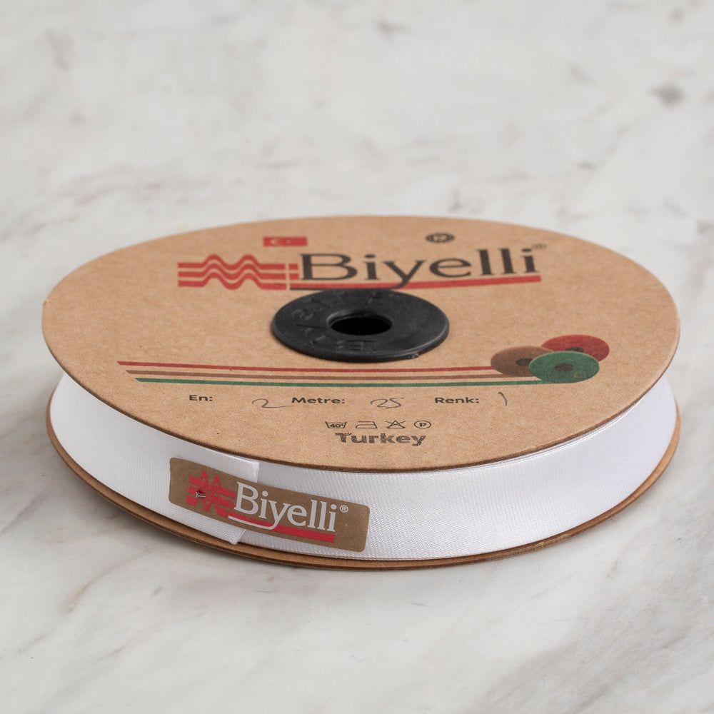 Loren Biyelli Beyaz Pamuk Biye - 1