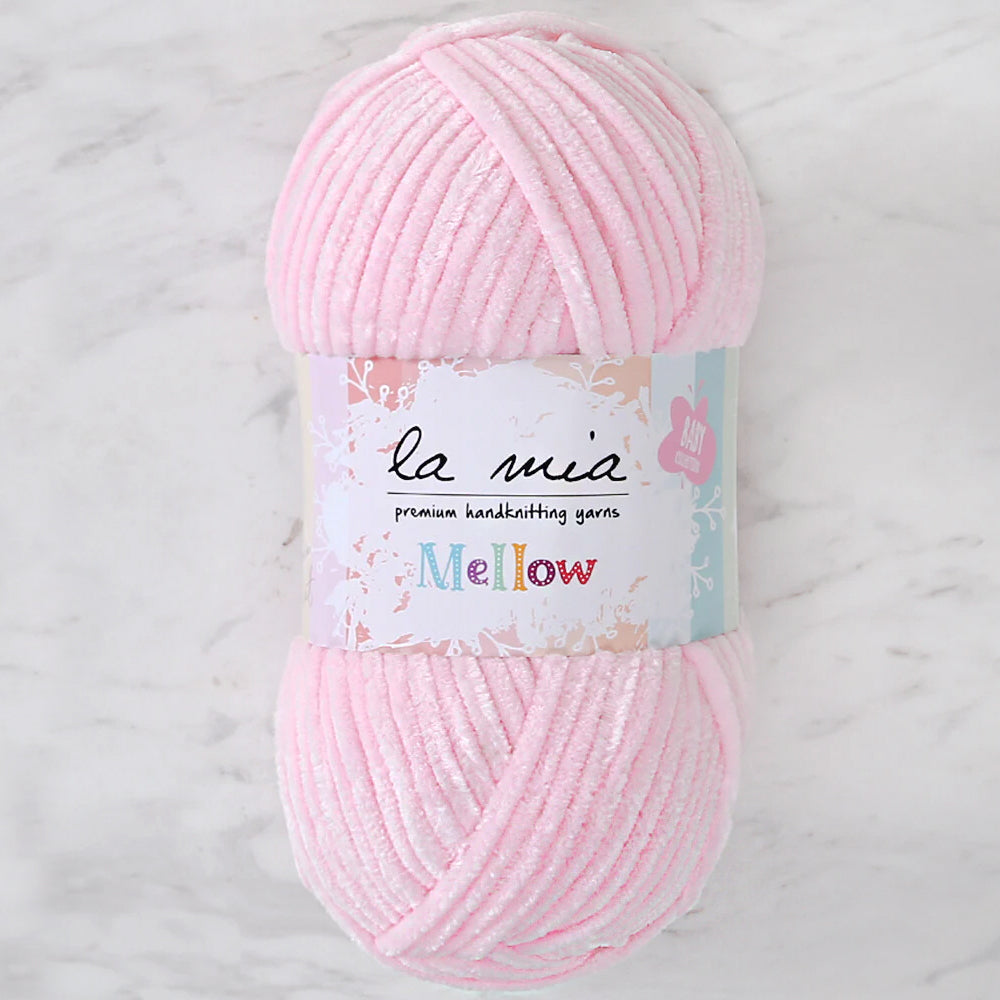 La Mia Mellow Pembe El Örgü İpi - 904