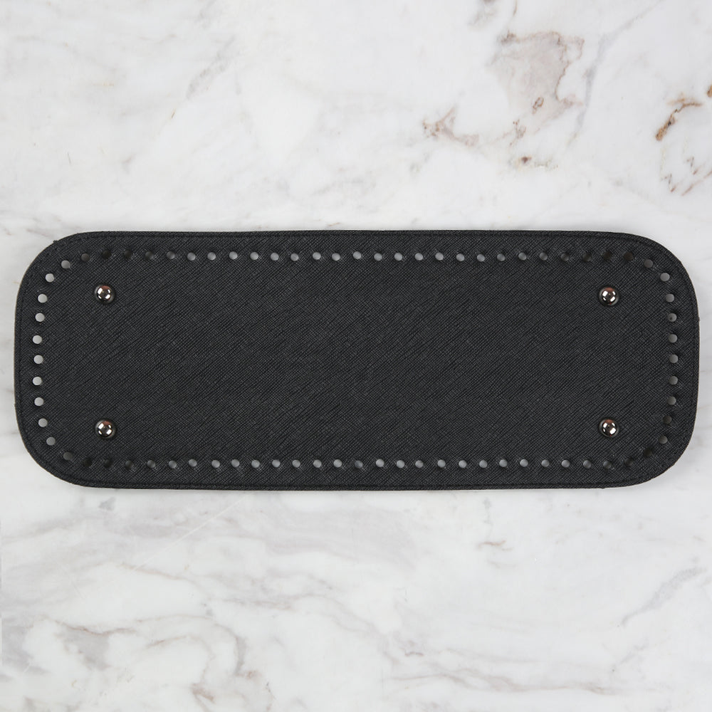 Nas Deri Çanta Tabanı 32,5 cm - Siyah