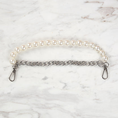 Nas Çanta Askısı  İncili - Gümüş