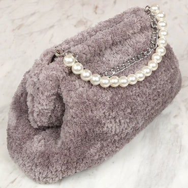 Nas Çanta Askısı  İncili - Gümüş